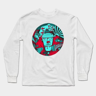 Turqred Coffee In Japan Long Sleeve T-Shirt